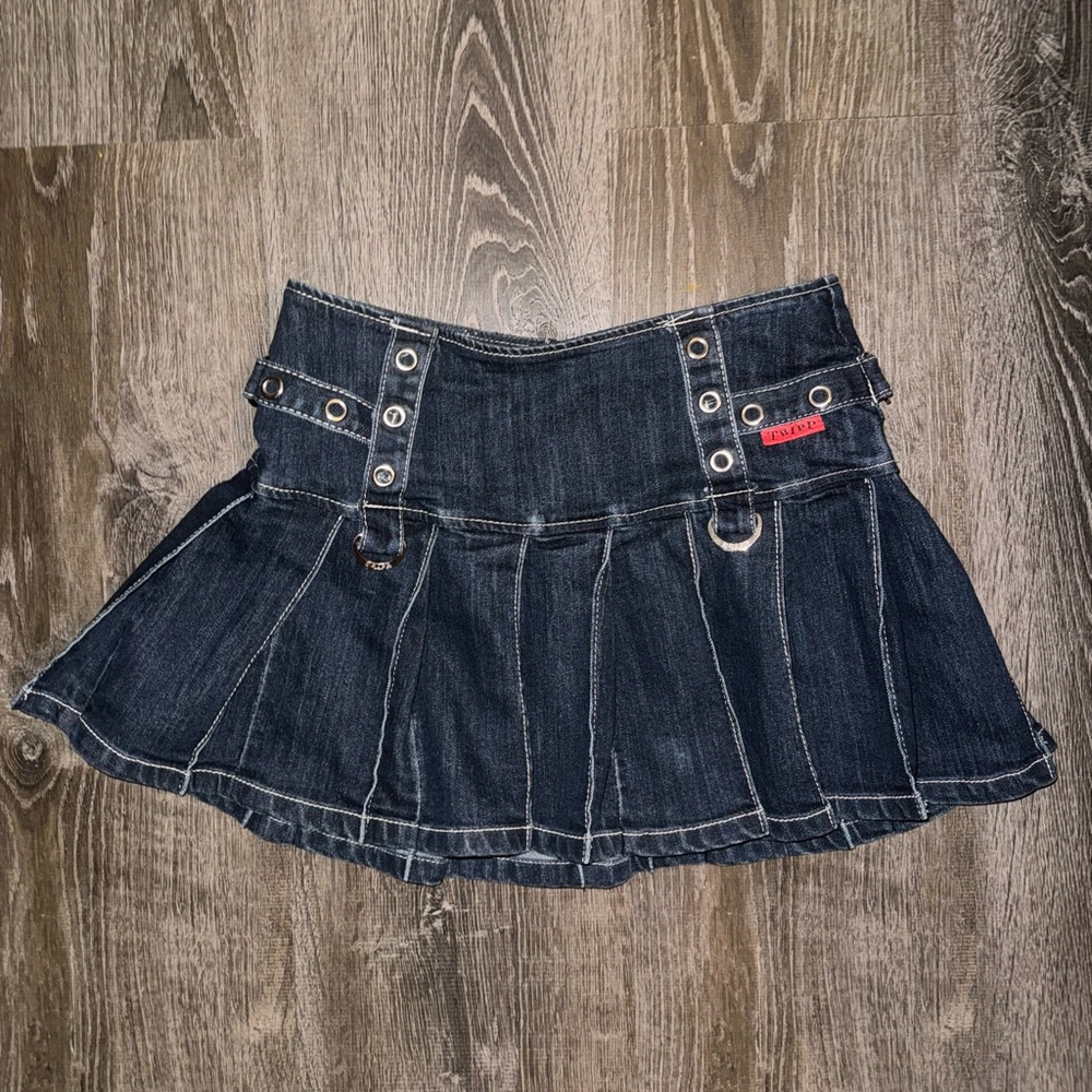 Tripp NYC Denim hardware skirt 🖤